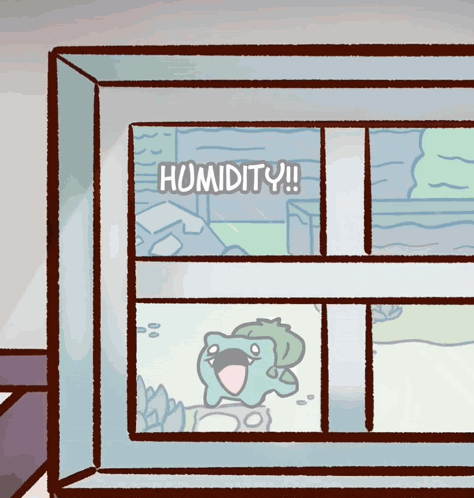 Humidity Warning Cartoon