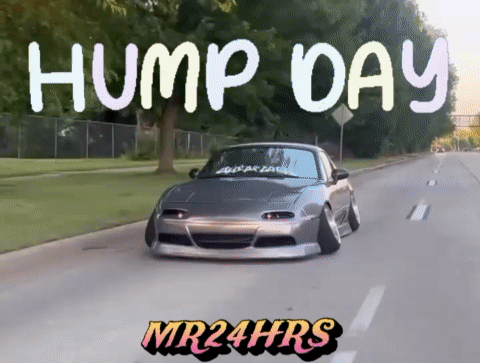 Hump Day Wednesday Mazda Miata GIF
