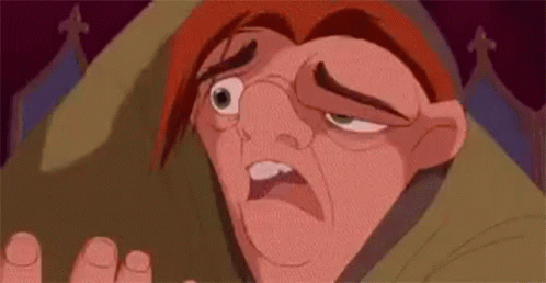 Hunchback of Notre Dame Surprised Close Up
