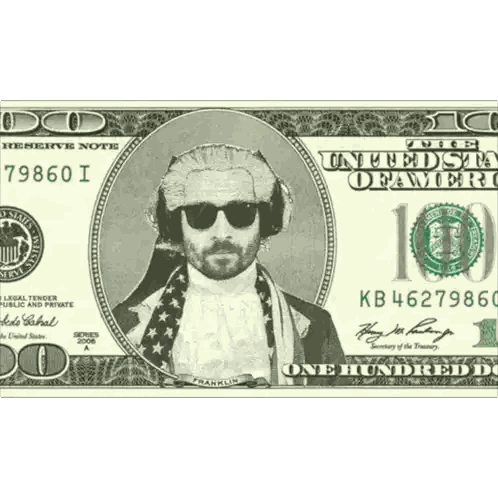 Hundred Dollar Bill With Franklin