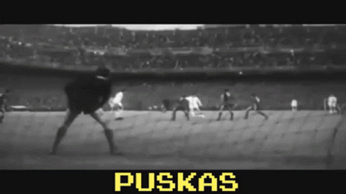Hungary Footballer Ferrenc Puskas GIF