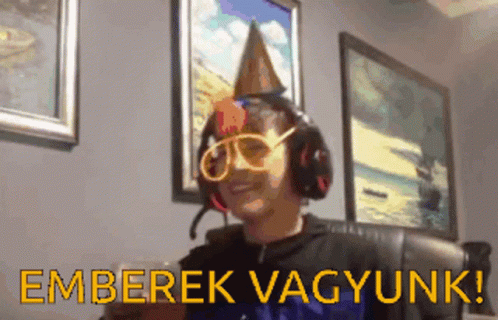 Hungary Guy Silly Costume GIF