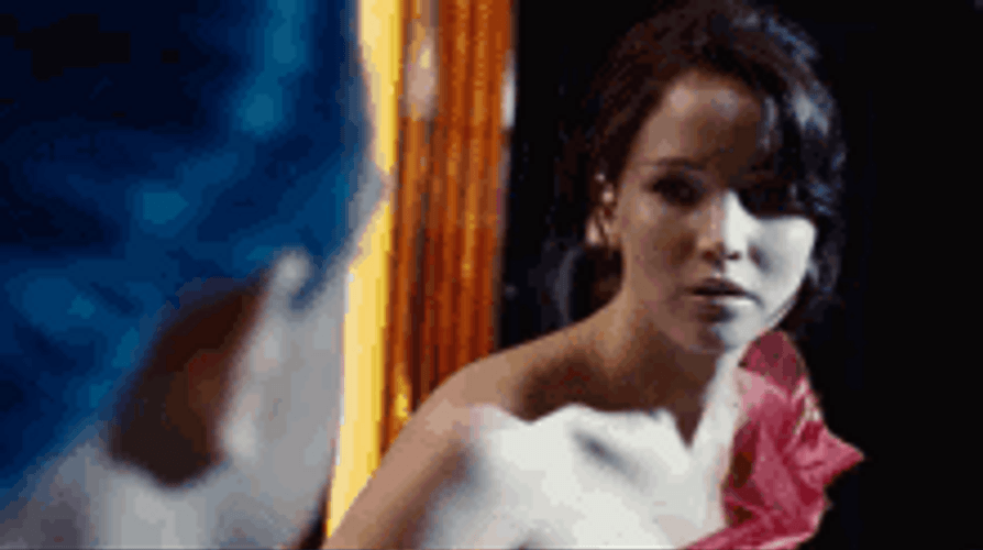 Hunger Confused Katniss May The Odds Be Ever In Your Favor GIF