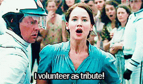 Hunger Games Jennifer Lawrence Volunteers GIF