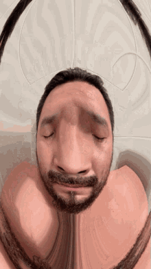 Hungover Guy Dizzy Spells Trippy Loop GIF