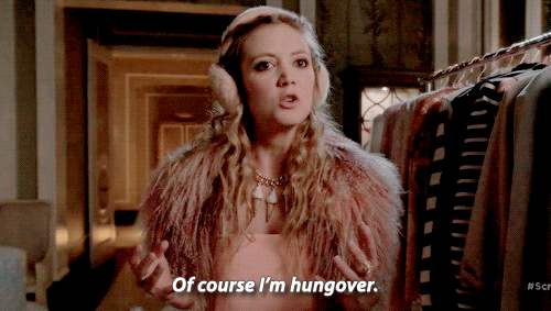 Hungover Of Course Sadie Swenson Scream Queens GIF