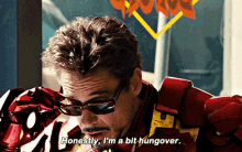 Hungover Robert Downey Jr Shades Off GIF