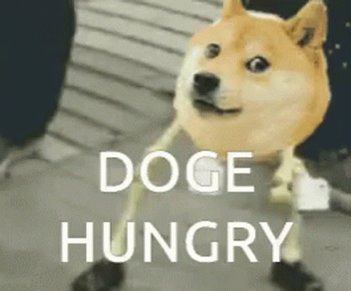 Hungry Dancing Doge Meme GIF