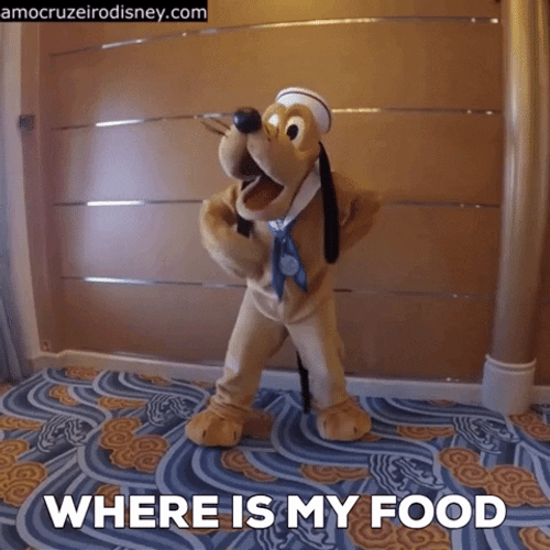 Hungry Disney Pluto Mascot GIF