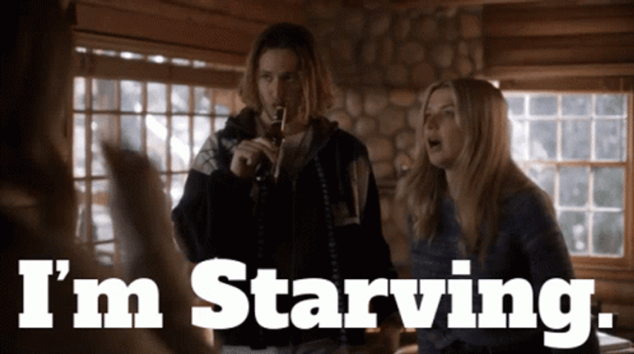 Hungry Girl Starving GIF