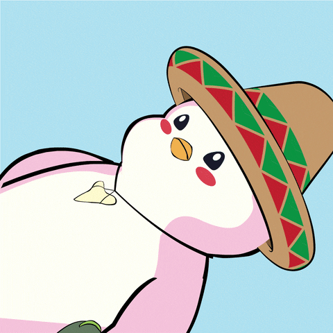 Hungry Hippo Pudgy Penguin Feeding Fish GIF