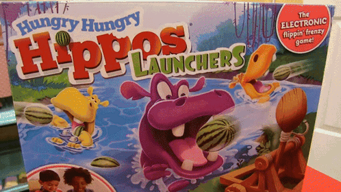 Hungry Hungry Hippos Launchers Electronic Flippin' Frenzy Game GIF