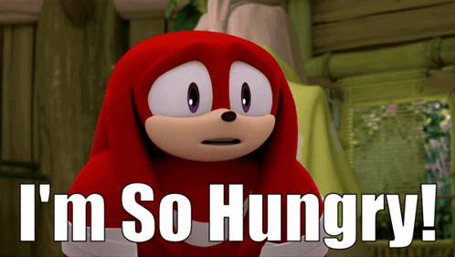Hungry Knuckles From Sonic GIF