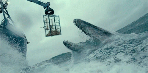 Hungry Mosasaurus Monster Sea GIF