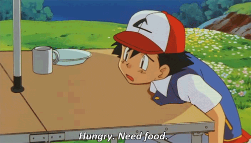 Hungry Need Food Ash Ketchum GIF