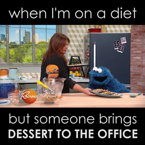 Hungry Sesame Street Funny Eating GIF