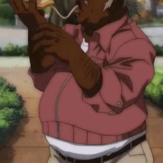 Hungry Uncle Ruckus Enjoyed Pizza GIF