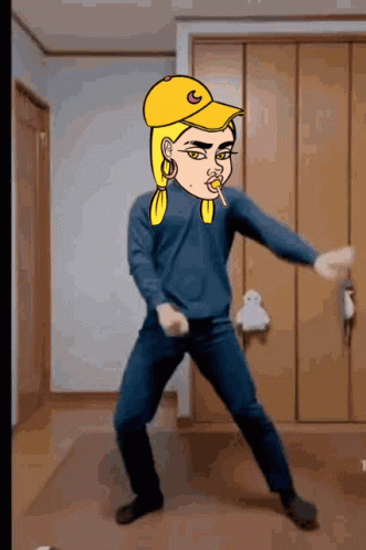 Hunny's Dance Meme Funny Moves Nft GIF