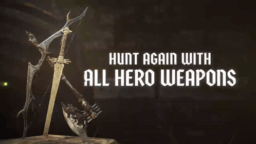 Hunt Again With Hero Weapons Poster GIF