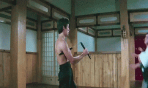 Hunter Nunchaku Kung Fu GIF