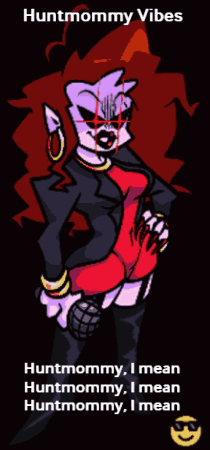 Huntmommy Vibes Cartoon
