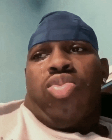 Hurt Crying Black Man GIF