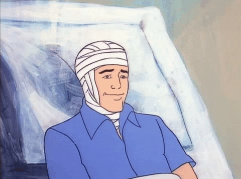 Hurt Injured Devlin Cartoon GIF