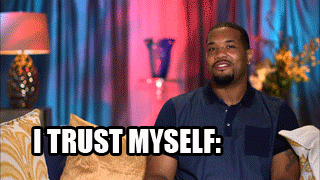 Husband Trust Himself Funny Marriage GIF