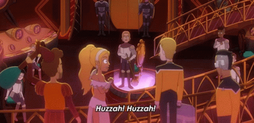 Huzzah Star Trek Cartoon GIF