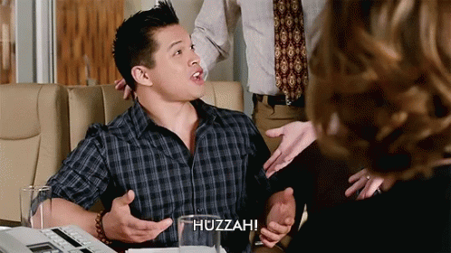 Huzzah Josh Chan Crazy Ex Girlfriend GIF