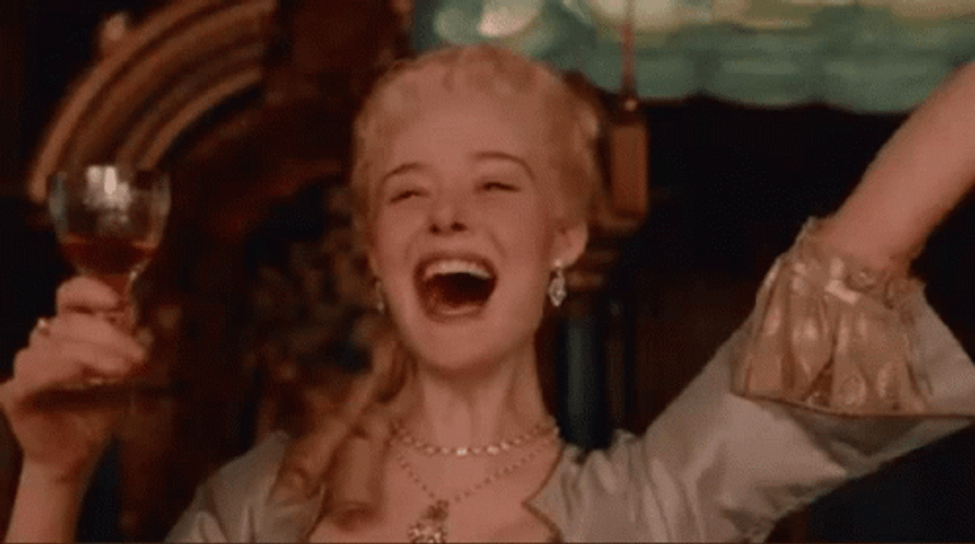 Huzzah Elle Fanning Cheering GIF