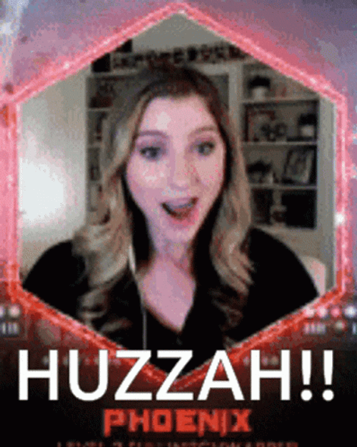 Huzzah Katie Wilson Cheering GIF