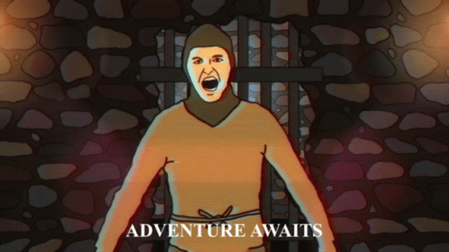 Huzzah Playing RPG Adventure Awaits GIF