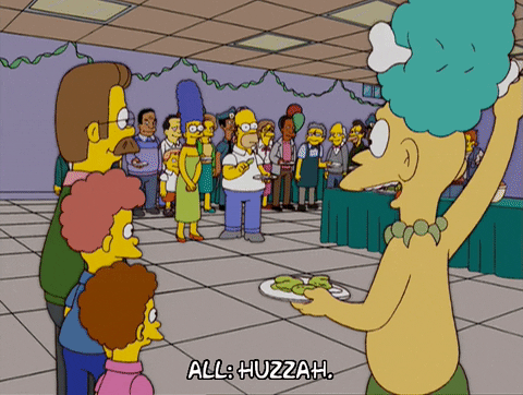 Huzzah Sideshow Mel The Simpsons GIF