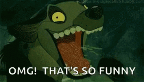Hyena Omg That's So Funny GIF