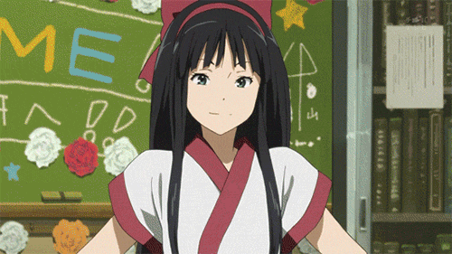 Hyouka Ayako Kouchi Smirk GIF