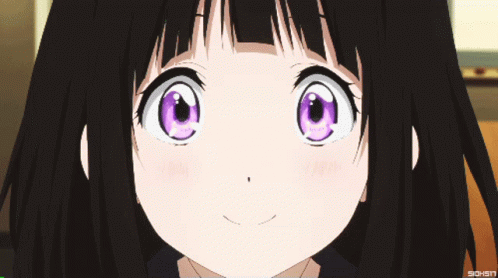 Hyouka Eru Chitanda Happy Smile GIF