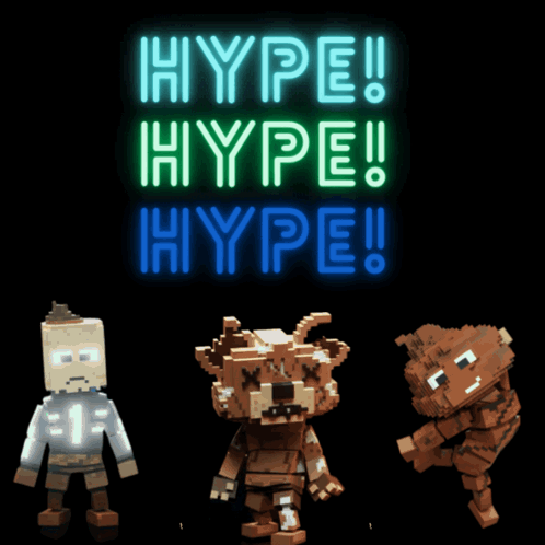 Hype Hype Hype Neon Sign