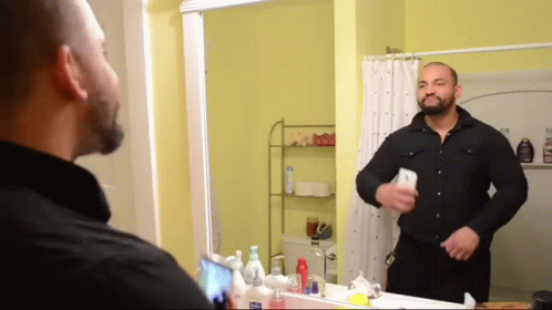 Hype Man Mirror Selfie GIF
