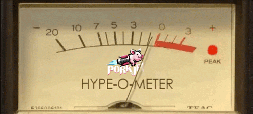 Hype-O-Meter With Pig