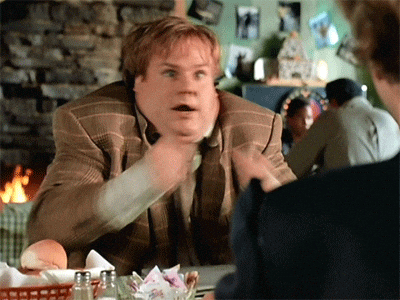 Hyper And Excited Chris Farley GIF