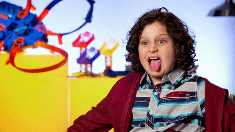 Hyper Kiddo Wearing Red Jacket GIF