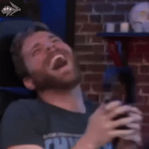 Hyper Laugh Of Man GIF