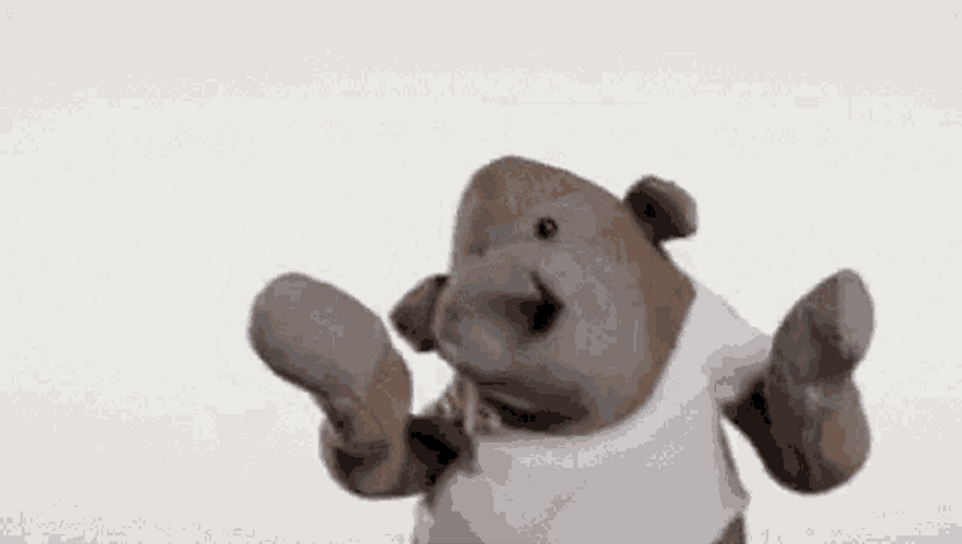 Hyper Monkey Puppet Dancing Shaking GIF
