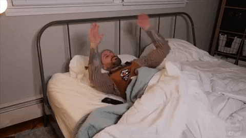 Hyper Sleeping Man At Night GIF