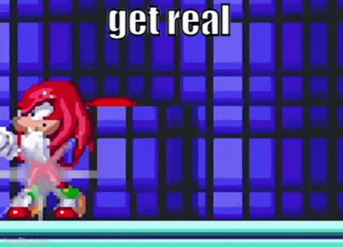 Hyper Sonic Fighting Knuckles Get Real GIF