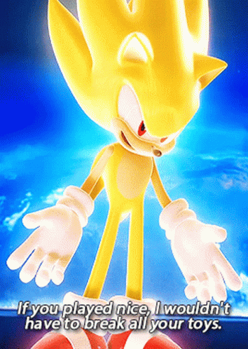 Hyper Sonic If You Played Nice GIF