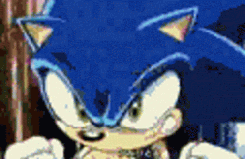 Hyper Sonic Screaming Activated GIF