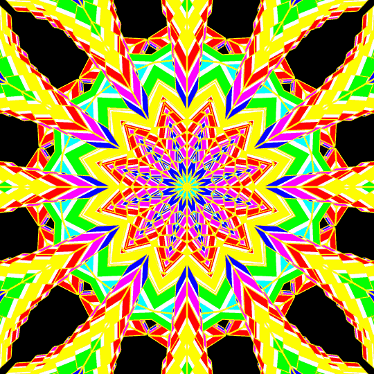 Hypno Colorful Mandala Hypnotizing GIF