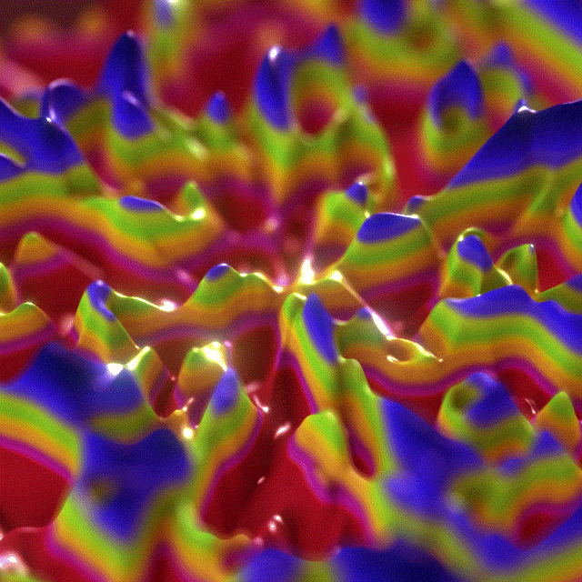 Hypno Colorful Ripples GIF